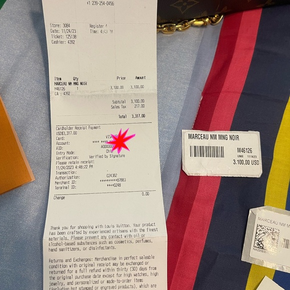 Louis Vuitton Marceau NM MNG Noir - Picture 9 of 9